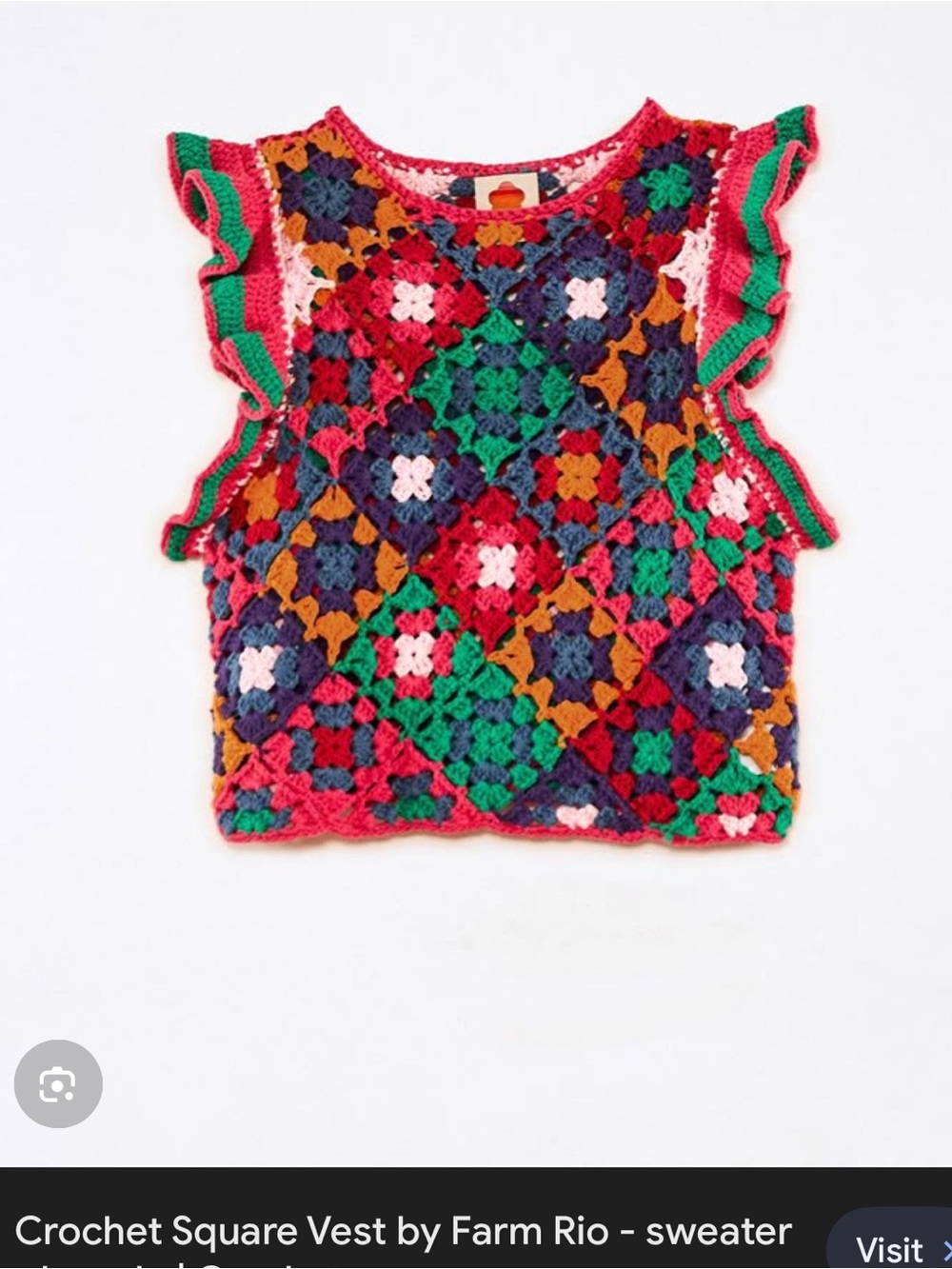 Farm Rio handmade top - Picture 2 of 6